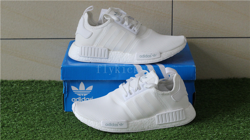 Real Boost Adidas NMD Mesh Triple White